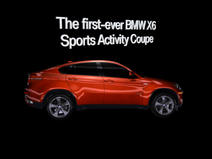 BMW X6 Hologram